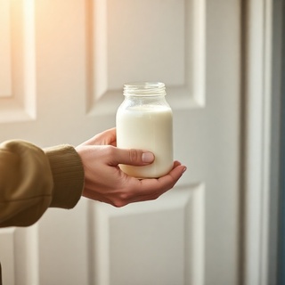 Doorstep handover with cold jars